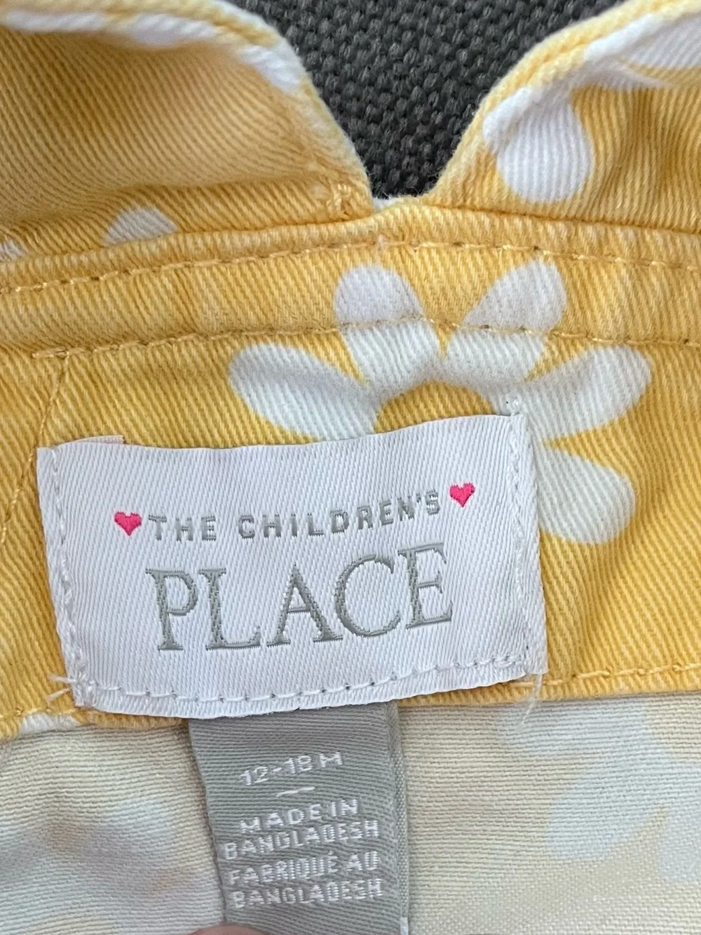 The Children's Place Yellow Daisy Print Jumper - Picture 3 of 3